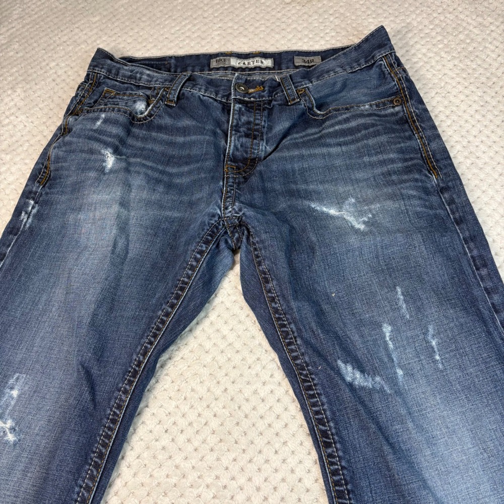 BKE Carter size 34R men's distressed thrashed